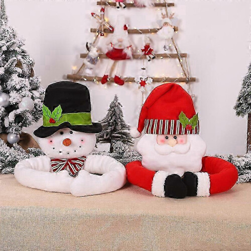 Schneemann-Weihnachtsbaumspitze für saisonale Dekoration 1