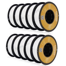 KINGROON Filament PLA 10kg Blanc, 1.75mm pour Imprimante 3D