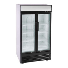 Frigo à boissons - HELLOSHOP26 - 630 L - 2 portes - Éclairage LED - Thermostat digital
