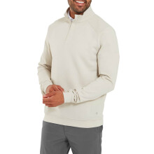 (XXL, Stone) FootJoy Mens 2026 ThermoSeries Ottoman Moisture Wicking Midlayer Sweater