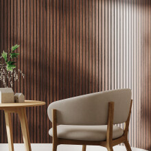 MDF Wall Panels with PVC Veneer & PET Backing