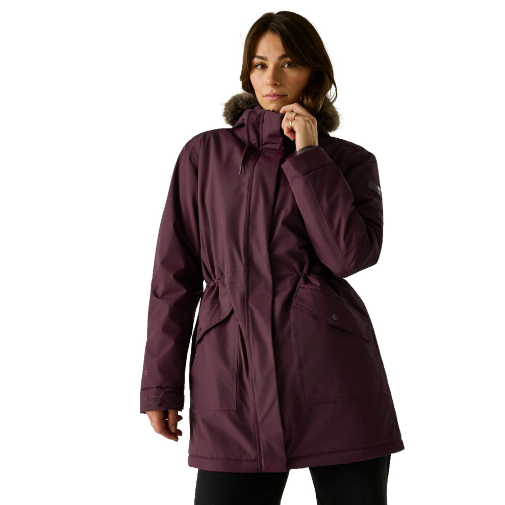 Regatta Women's Plum Waterproof Hooded Sophia Insulated Jacket In | : Size 8 - Image 6