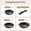 Fadware Non Stick Frying Pan Set with Detachable Handle - 20cm, 24cm, 28cm 2