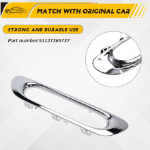 Rear Bumper Light Frame Trim Rear Fog Light Finisher Cover 51127365737 for F55 F56 F57 2013-2016