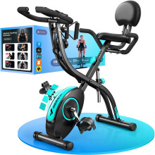 MERACH Foldable Exercise Bike - Exclusive APP for Customizable Plans