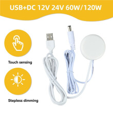 Interruttori A Sfioramento A LED Dimmerabili da 12-24 V 120 W per Mobili In Legno, Sensori Tattili