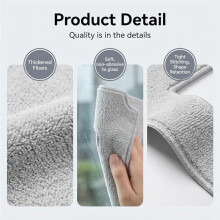Tissu de Rechange en Microfibre Lavable pour Robot Nettoyeur de Vitres Winbot W2 PRO et Omni W1 PRO