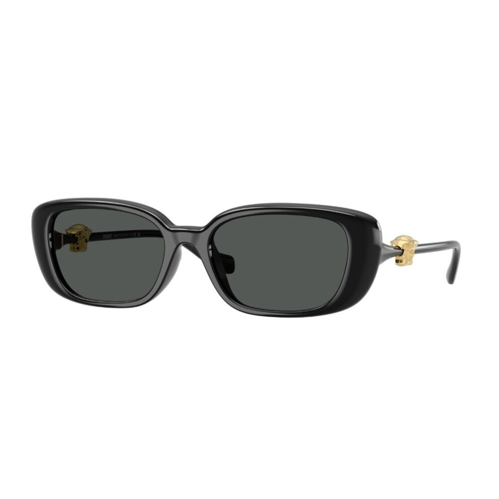 Versace , Sunglasses, Female, Black, 56 Mm, Rectangle Sunglasses - Image 6