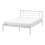 Beliani Bed Metal CUSSET 120 x 200 cm (EU Small Double) Light Beige 1