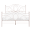 Beliani Bed Metal LYRA 140 x 200 cm (EU Double) Light Beige 4