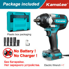 Kamolee DTW700 elektrische slagboom, 1/2 inch, borstelloos, voor Makita 18V accu
