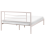 Beliani Bed Metal CUSSET 120 x 200 cm (EU Small Double) Light Beige 5