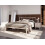Beliani Bed Metal CUSSET 120 x 200 cm (EU Small Double) Light Beige 2