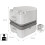 24L Portable Camping Toilet, Support 130KG 2