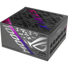 Fuente de alimentación PC negra - Asus - 1000 W - 80 PLUS Platino - PFC activo - ATX - Ventilador de 13,5 cm - 4x PCI-E de 6 + 2 pines