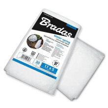 Winter-lente dekking - BRADAS - Universeel - 1,6 x 10 m - 30 g/m² - Doorlatend voor licht/water/lucht
