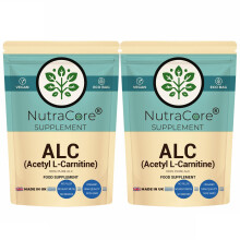 Acetyl L-Carnitine 600mg ALCAR 180 Capsules Vegan UK Made NutraCore