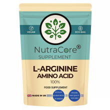 (90 Caps) L-Arginine 600mg Capsules | Nitric Oxide & Performance | NutraCore