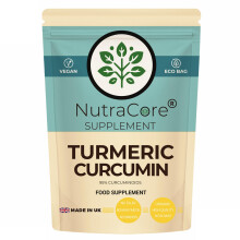 (90 Caps) NutraCore Turmeric Curcumin 6000mg |95% Curcuminoids| Mobility| UK Made