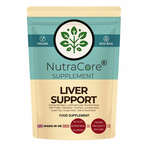 (90 Caps) Liver Support Complex 700mg | Herbal Liver Cleanse Formula | NutraCore