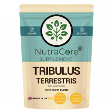 (90 Caps) NutraCore Tribulus Terrestris 6000mg Caps |90% Saponins| UK Made &Vegan