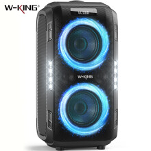 W-KING T9 PRO Bluetooth-luidspreker, 250W Peak, 120dB, 7800 mAh accu, draadloos voor karaoke en feesten