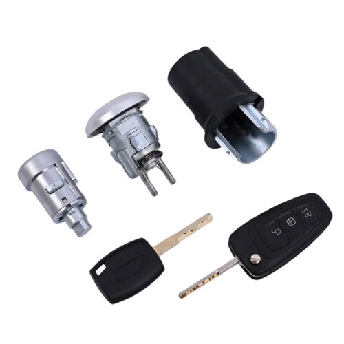 Durable Complete Lock Set For Ford Transit Custom MK8 Flip Remote Key Key Blade 1