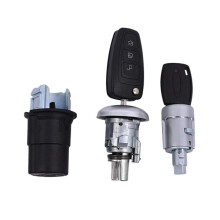 Durable Complete Lock Set For Ford Transit Custom MK8 Flip Remote Key Key Blade