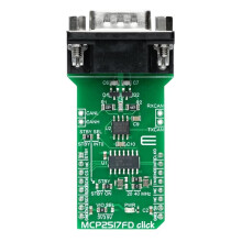 MIKROE-2379 MCP2517FD Click MikroE Development Board Module ATA6563 Wired-CAN-Click Module
