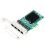 Scheda di Rete Gigabit PCI-e A 4 Porte 4XRJ45 RTL8111G 1000Mbps per PC Desktop WIN10/11 Linux 1