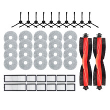 44pcs Compatible with  Robot Vacuum S20+ / S10  / B108GL / B108CN B113CN Parts Spare Parts Filter Main Side Brush Mop