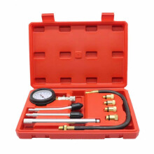 Kompressionsprüfgerät für Benzinmotoren (0-300 PSI) - Adapter für M10, M12, M14 und M18 für Präzise Diagnose