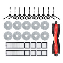 Lot de 31 Pièces Détachées pour Aspirateur Robot pour S20+ / S10 / B108GL / B108CN B113CN: Filtre, Brosse Principale, Brosse Latérale et