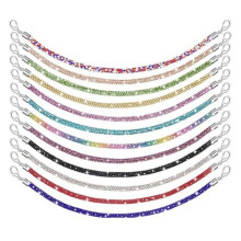 12 Bling Rhinestone Rope Trucker Hat Chains , Trucker Hat Charms Chains for Party Favors, DIY Hats