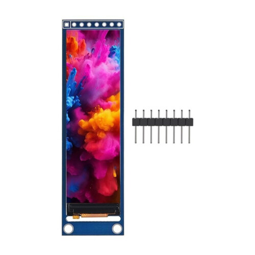 2 Unidades de Tela LCD TFT ST7789 de 2,25 Polegadas, Tamanho Pequeno, 76 X 284 Pixels, Módulo LCD com Visão Completa e SPI, Colorida, para  e 2