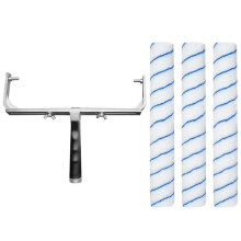Adjustable 12-20 Inch Paint Roller Frame Set with 3 Microfiber Roller Professional Painting Tool Kit