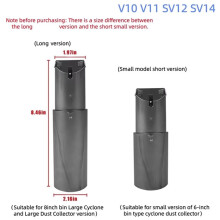 Plateau Coulissant de Remplacement pour Bac à Chicanes Cycloniques D'Aspirateurs pour V10, V11 et V15 B