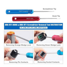 ST5236 Strumento Estrattore per Pin Deutsch per Contatti Solidi/Stampati da 16, 12 e 20 AWG, Kit di Strumenti per La Rimozione Dei Terminali