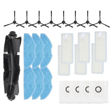 Conjunto de 25 Peças para o Aspirador Robô 360 para Botslab S8 : Escova Lateral Principal, Filtro, Esfregão, Saco de Pó.