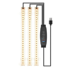 Full Spectrum LED Grow Light Bar Enhanced Plant Growth, Adjustable Height for Seedlings, Veggies & Flowers