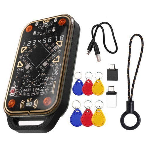 Chameleon V3.0 RFID  Card Emulator Reader+3XCUID/UID Keychain ID IC  Card Tag Copyer NFC Read Writer