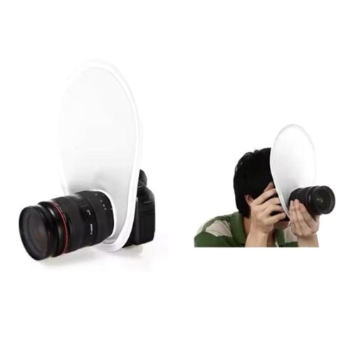 30cm Portable Foldable  Diffuser Panel (Semi-Transparent White) for Camera Lenses Foldable Soft Light Accessory 2