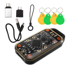 Chameleon V3.0 RFID Smartcard Emulator Lezer 125K 13,56 MHz ID IC Smartcard Tag Kopieerder NFC Lezer/Schrijver + 4x CUID Sleutelhanger
