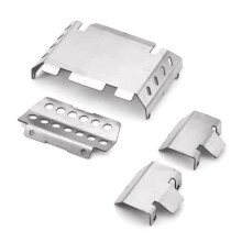 Chassis-Schutz für FMS FCX10, Metall-Unterfahrschutz, Kratz- und Stoßfestigkeit, 1/10 RC-Upgrade-Teile