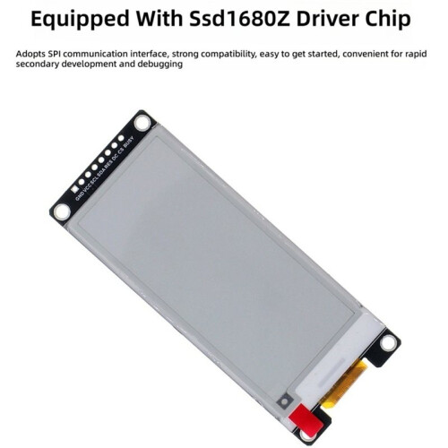 2.2-3.7v 2.9in for E-Ink Display Oled Screen 128x296 Resolution 152x152 Spi Communication Interface Ssd1680z Chip,Kit 1
