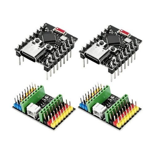 2-Pack ESP32-C3 SuperMini Development Board with Expansion Base 32-Bit RISC-V 160MHz ESP32-DEV WiFi and
