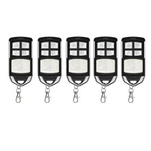 5 Stück Garagentor-Fernbedienungen, 4 Tasten, 433 MHz, Universalfernbedienung, Öffner, Klon-Code-Duplikator, Schlüssel