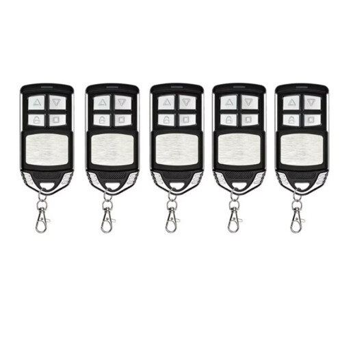 5 Télécommandes de Porte de Garage à 4 Boutons 433 MHz, Télécommande Universelle, Duplicateur de Code