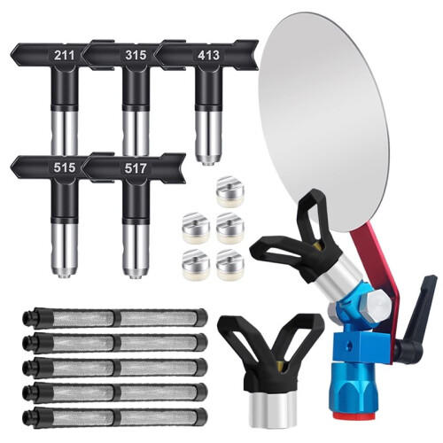 Airless Sprayers Accessory Kit Includes Guard, Base, Nozzle, Filter, Swivel Joint Airless Sprayers Consumables