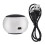 Altoparlante Portatile da Viaggio per Computer con Jack da 3,5 mm e Batteria Integrata per Cellulari, MP3 e PC, Colore Bianco 1